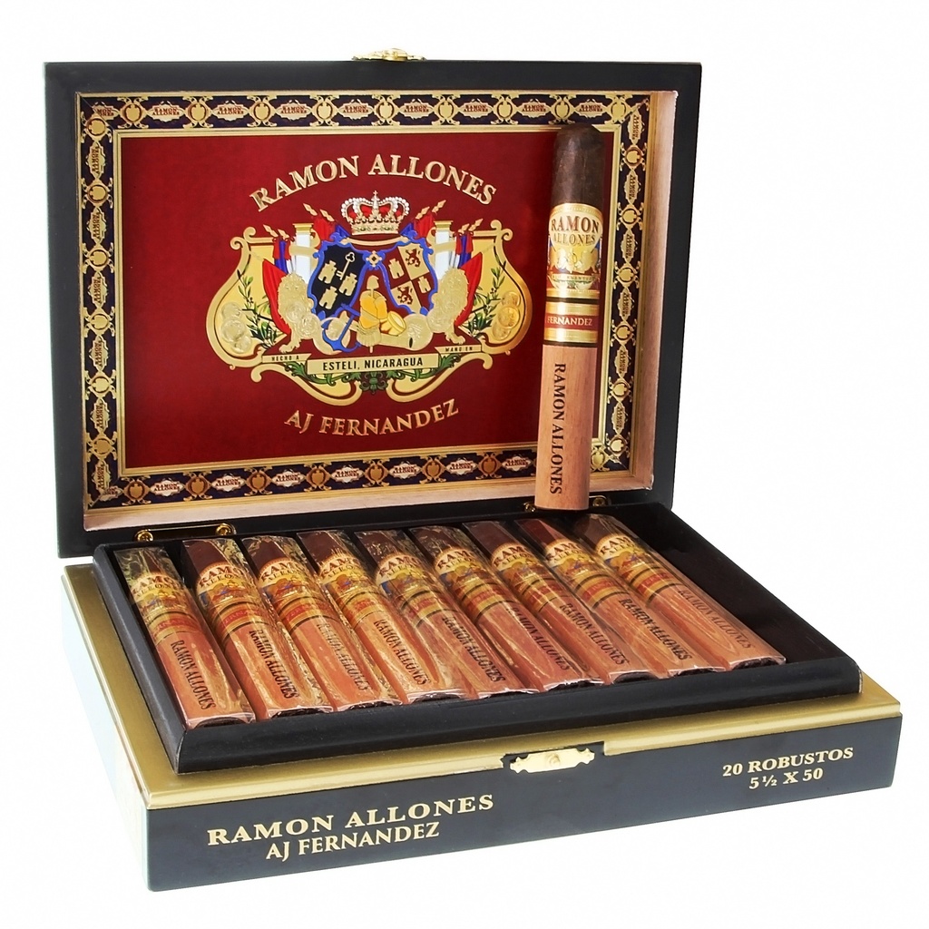 AJ Fernandes Ramon Allones Robusto Box of 20 - 5" 1/2 x 50