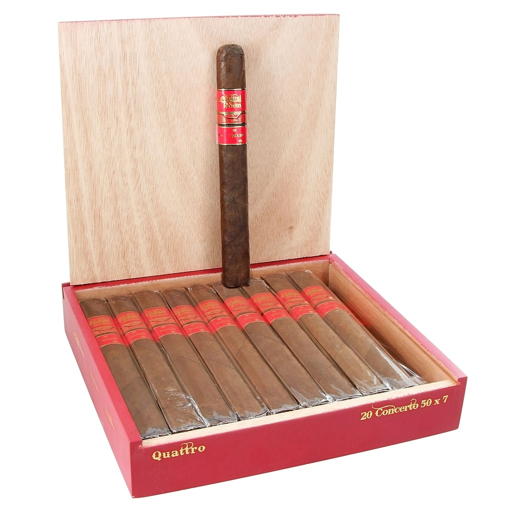 Aging Room Quattro Maduro Concerto Box of 20 - 7" x 50