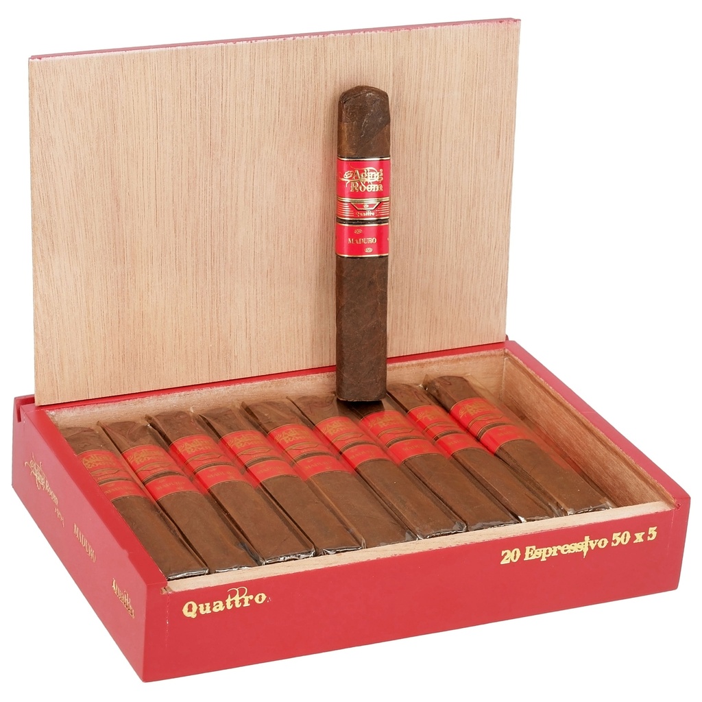 Aging Room Quattro Maduro Espressivo Box of 20 - 5" x 50