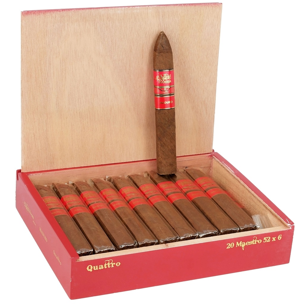 Aging Room Quattro Maduro Maestro Box of 20 - 6" x 52