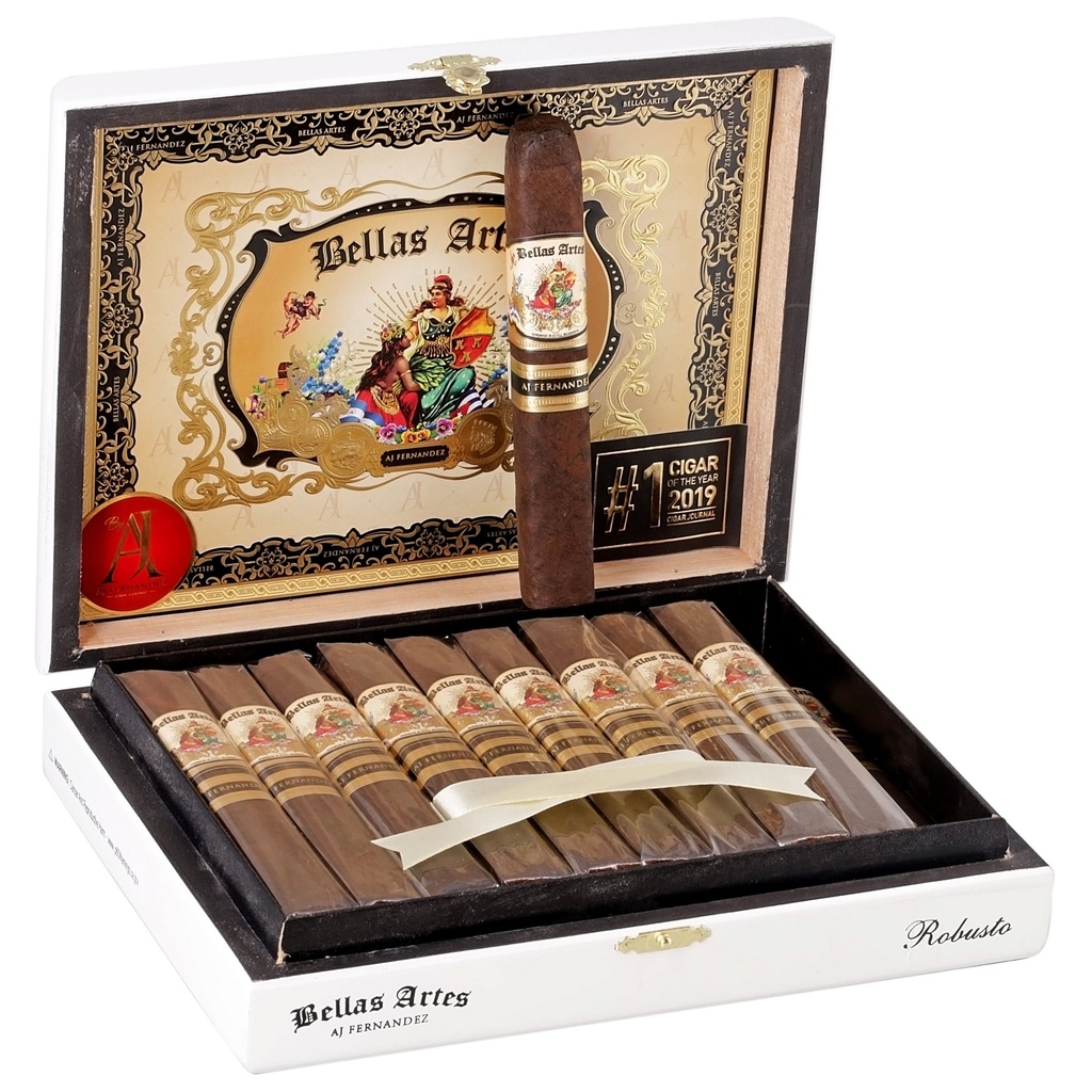 AJ Fernandez Bellas Artes Maduro Robusto Box of 20 - 5" 1/2 x 52