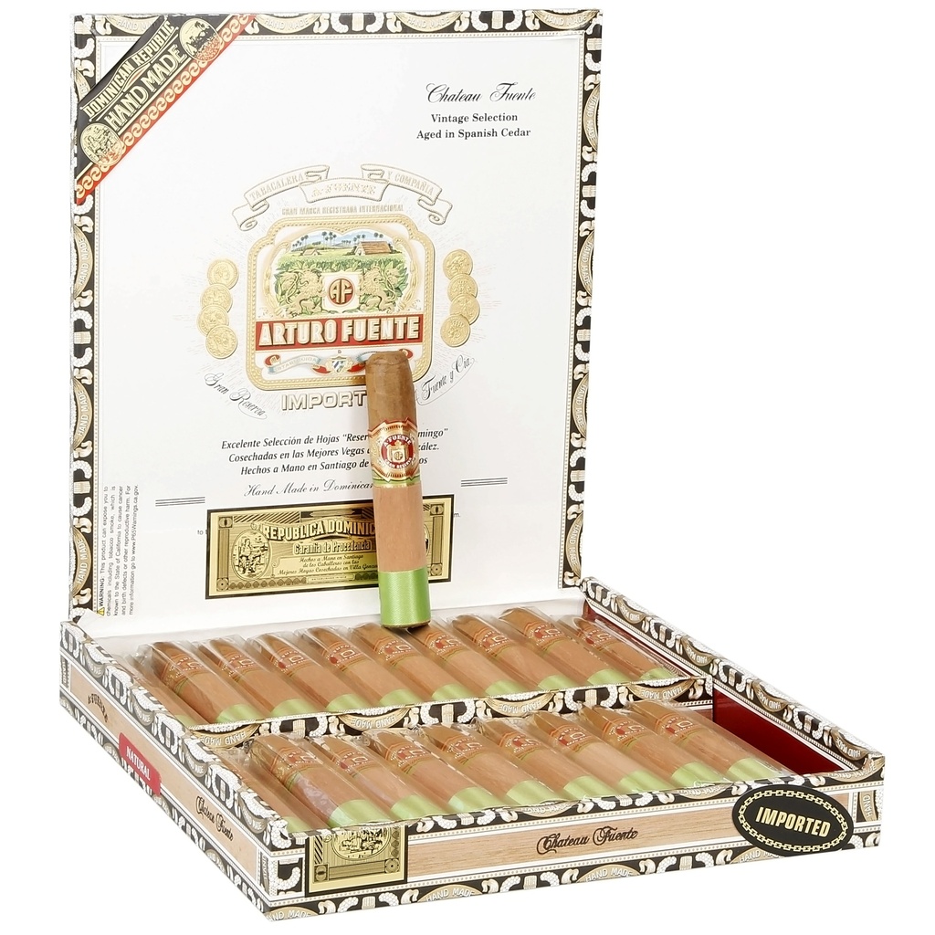 Arturo Fuente Chateau Fuenta Nat Box of 20 - 4" 1/2 x 50