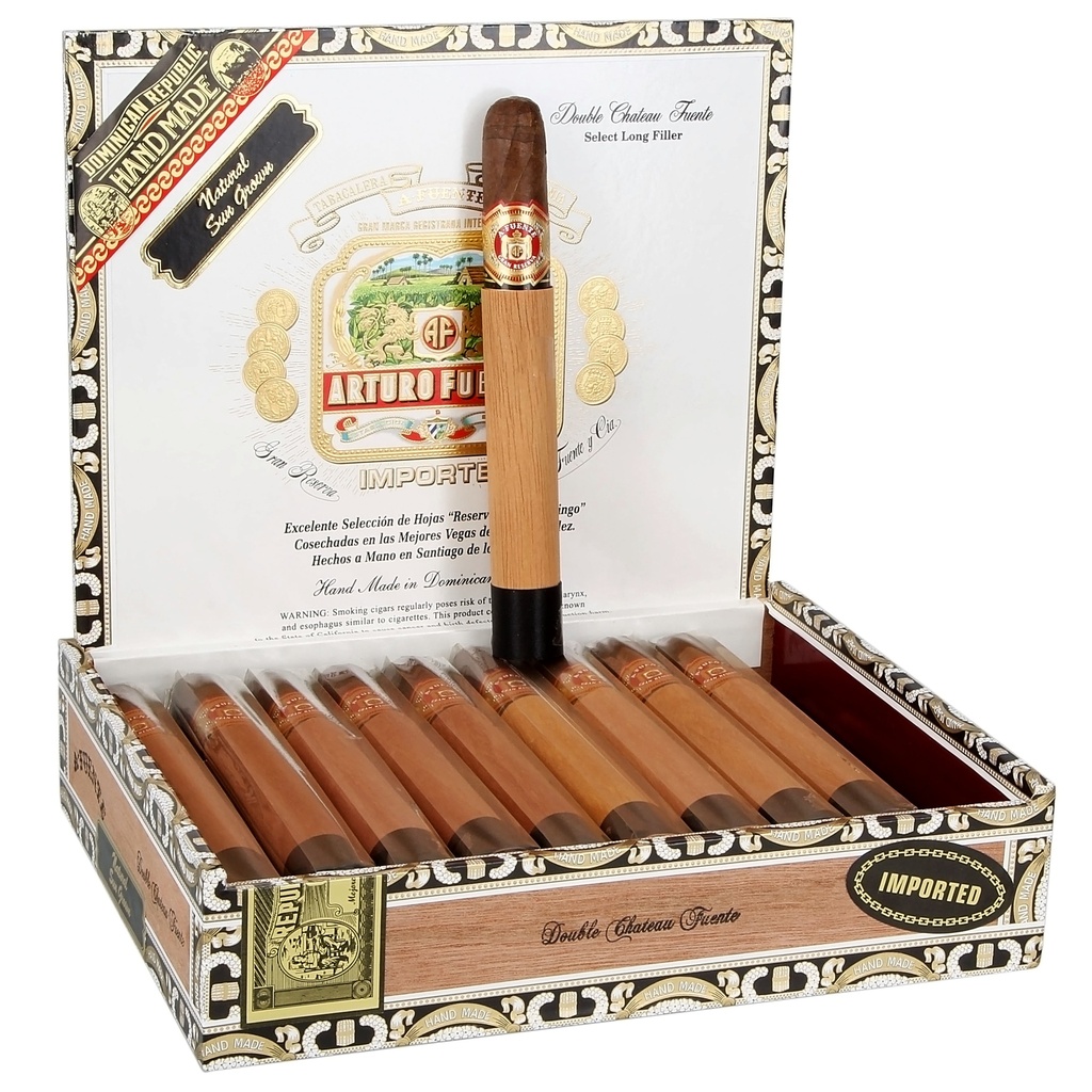 Arturo Fuente Double Chateau Fuente Sungurown Box of 20 - 6" 3/4 x 50 