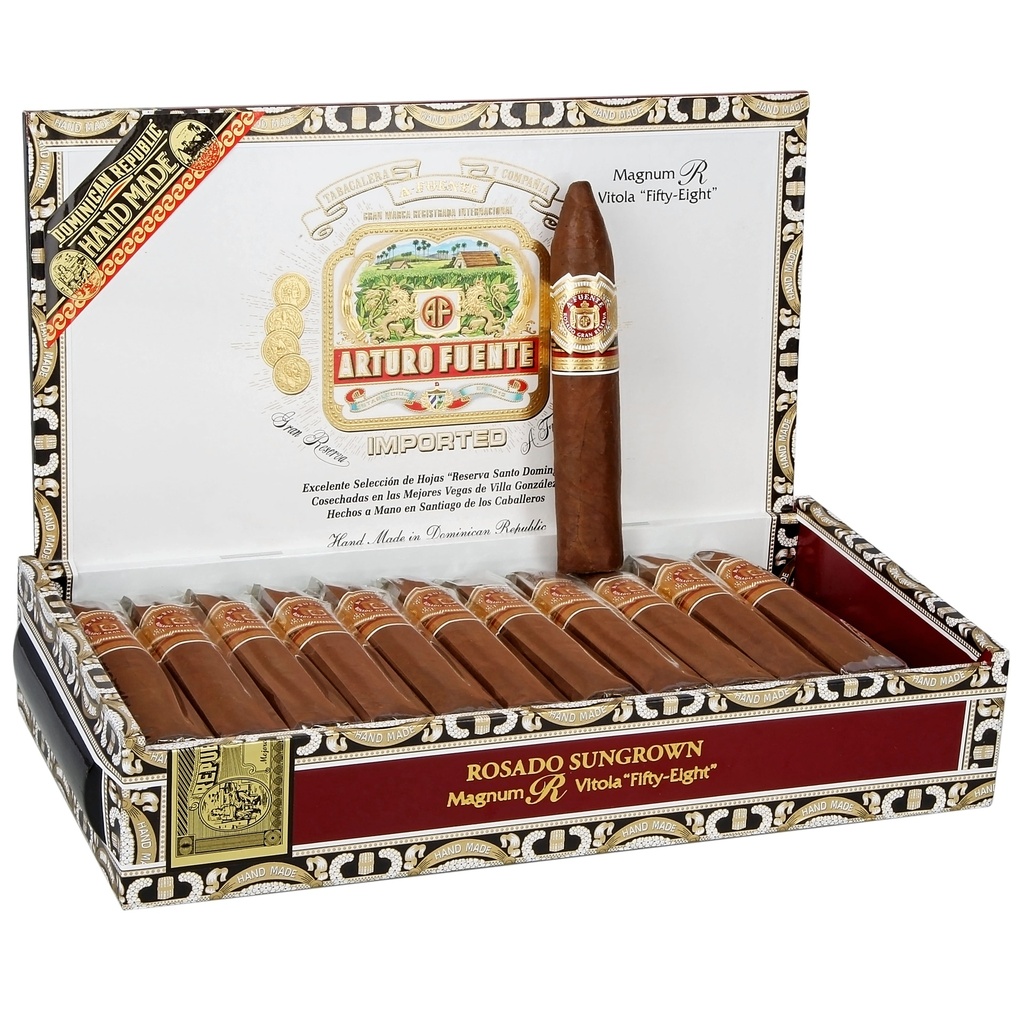 Arturo Fuente Rosado S/G Magnum R Super 58 Box of 25 - 5" 1/4 x 58