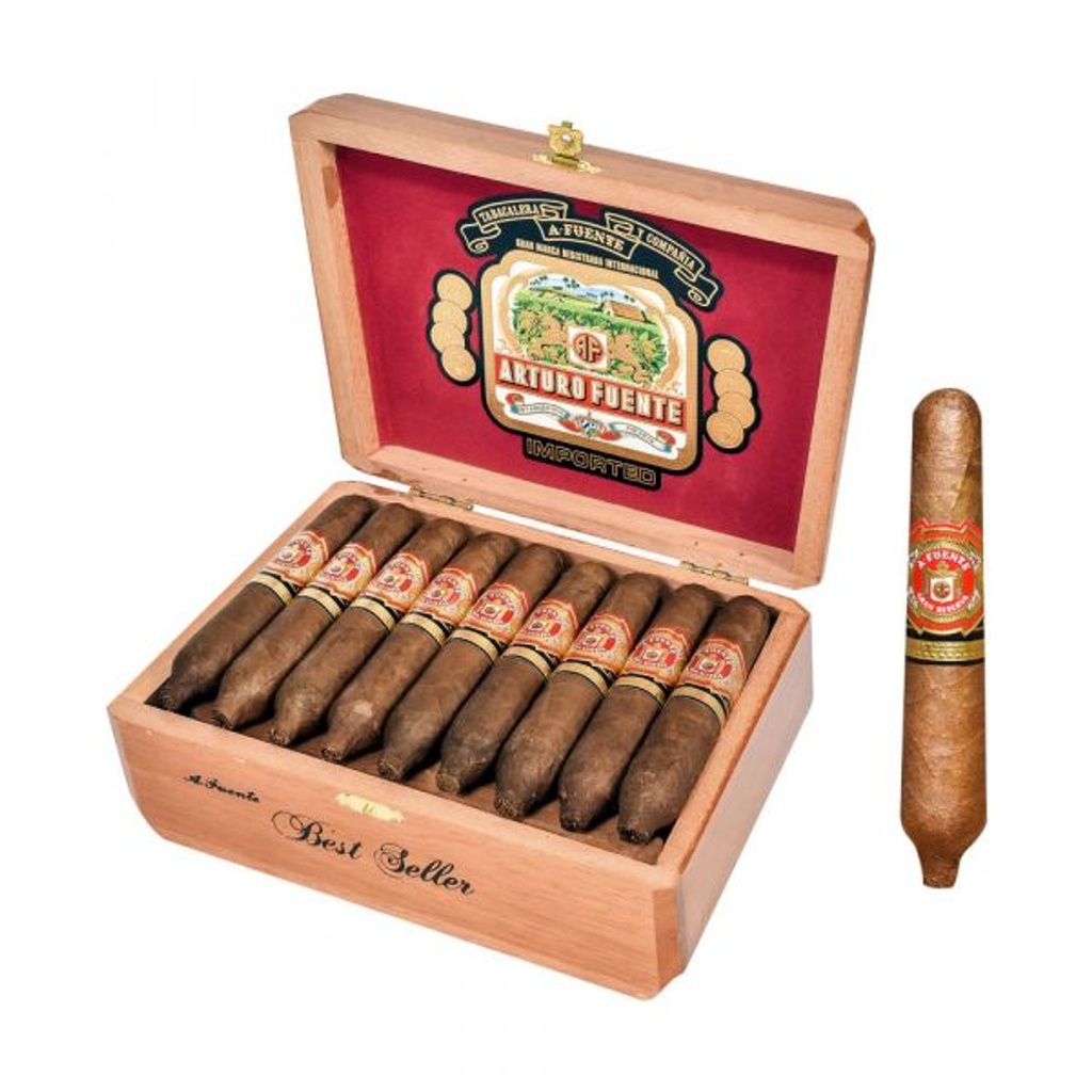 Arturo Fuente Hemingway Best Seller Box of 25 - 4" 1/2 x 43/55