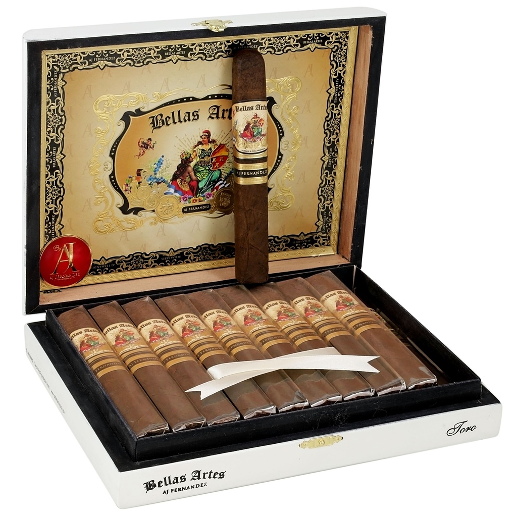 AJ Fernandez Bellas Artes Maduro Toro Box of 20 - 6" x 54