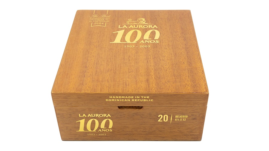 La Aurora 100 Anos Churchill Box of 20 - 7" x 47