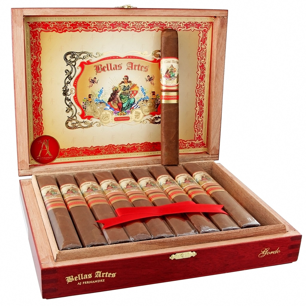 AJ Fernandez Bellas Artes Natural Gordo Box of 20 - 6" 1/2 x 58