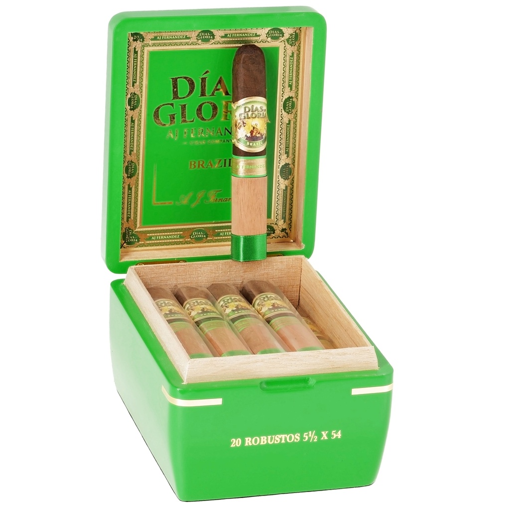 AJ Fernandez Dias de Gloria Brazil Robusto Box of 20 - 5" 1/2 x 54