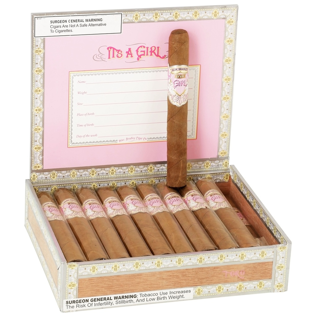 Alec Bradley Texas Lancero It's a Girl Box of 20 - 6" x 50 