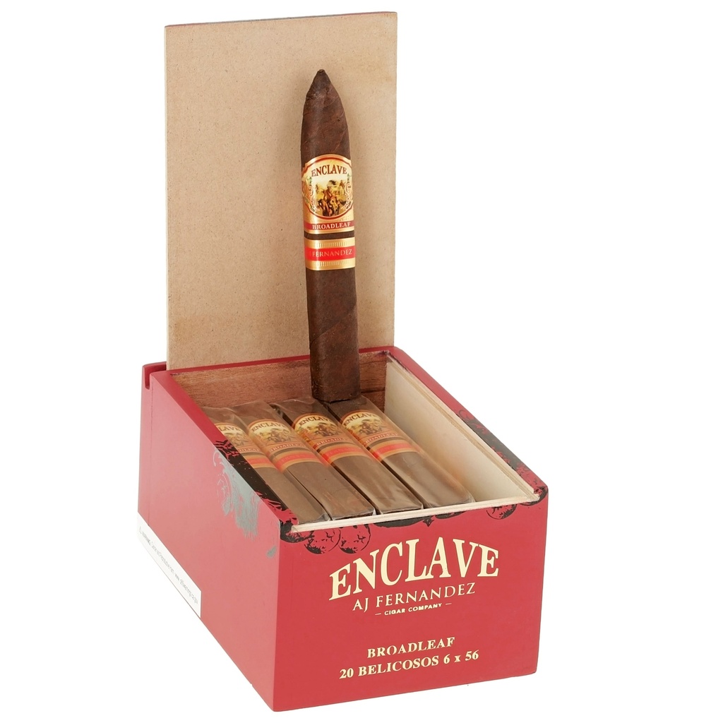 AJ Fernandez Enclave Broadleaf Belicoso Box of 20 - 6" x 56
