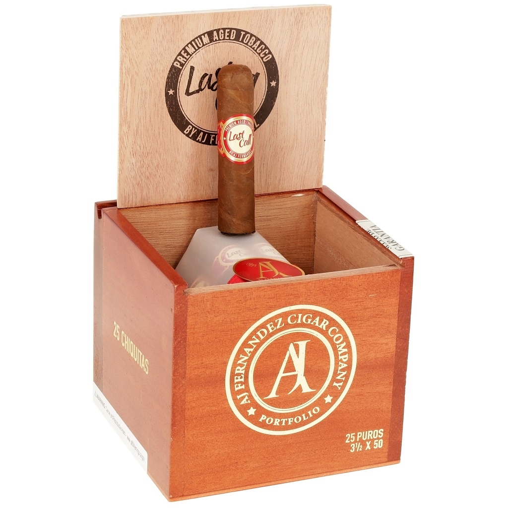 AJ Fernandez Last Call Habano Chiquitas Box of 25 - 3" 1/2 x 50