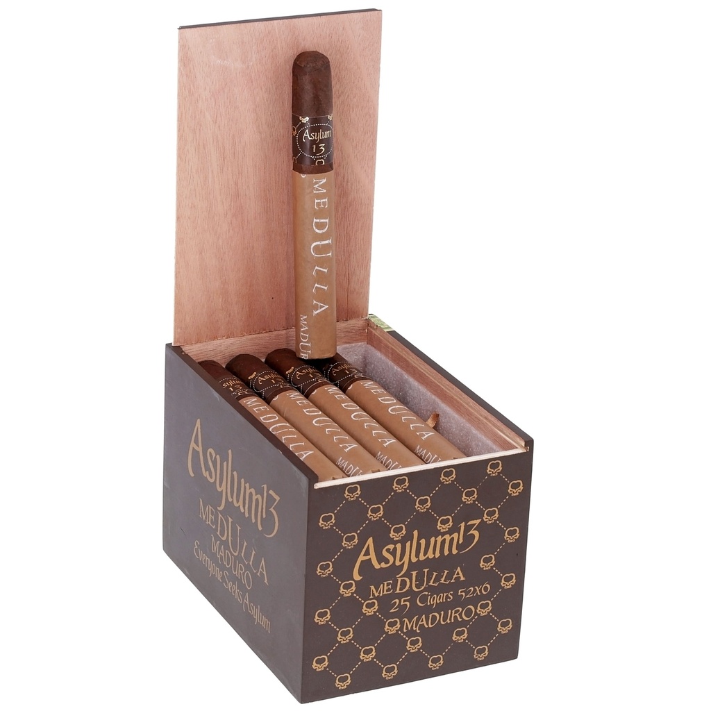Asylum 13 Medulla Maduro 6" * 52