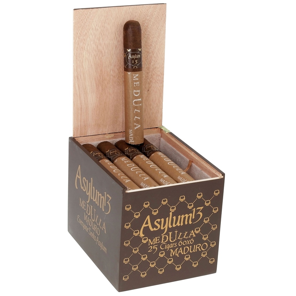 Asylum 13 Medulla Maduro 6" * 60