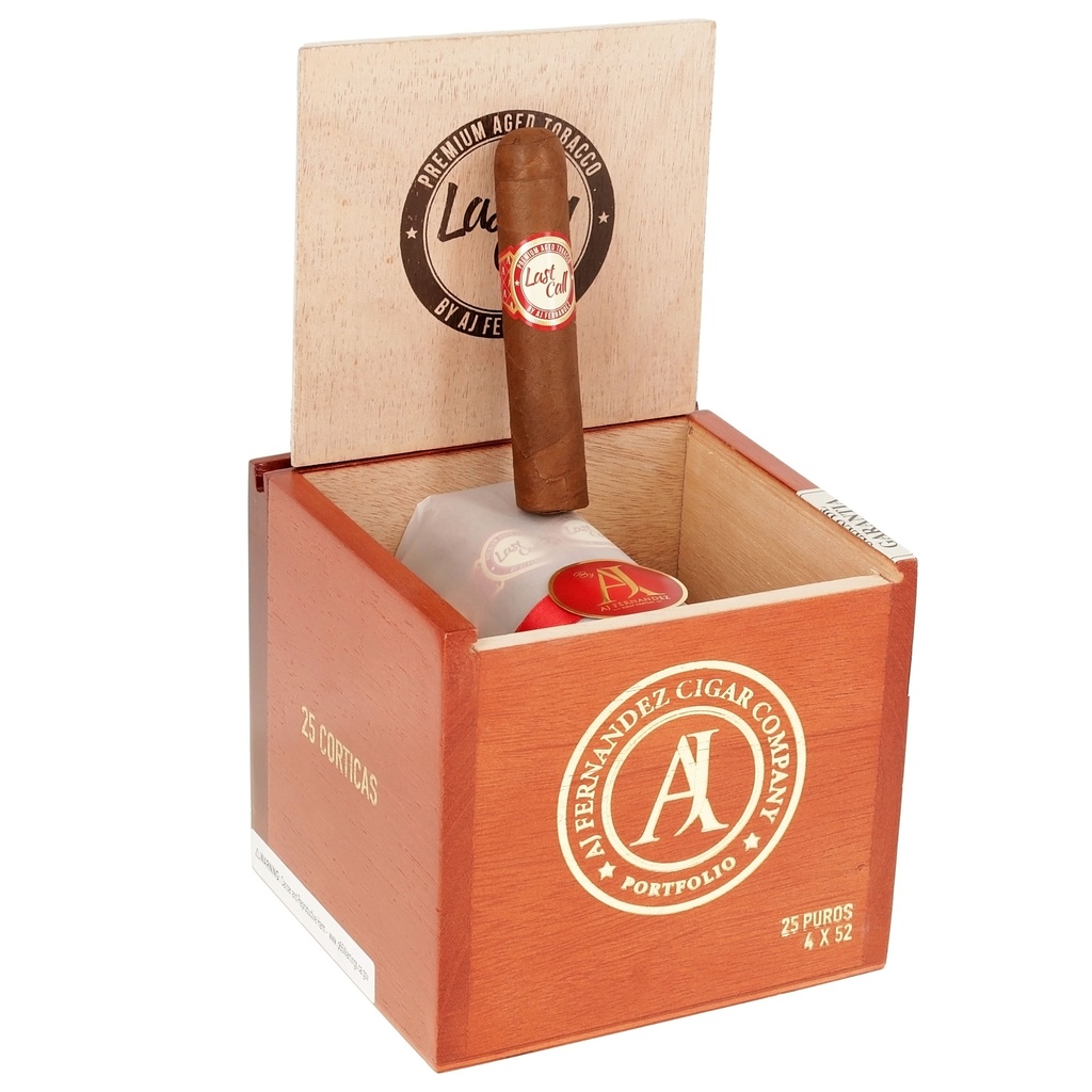 AJ Fernandez Last Call Habano Corticas Box of 25 - 4" x 52