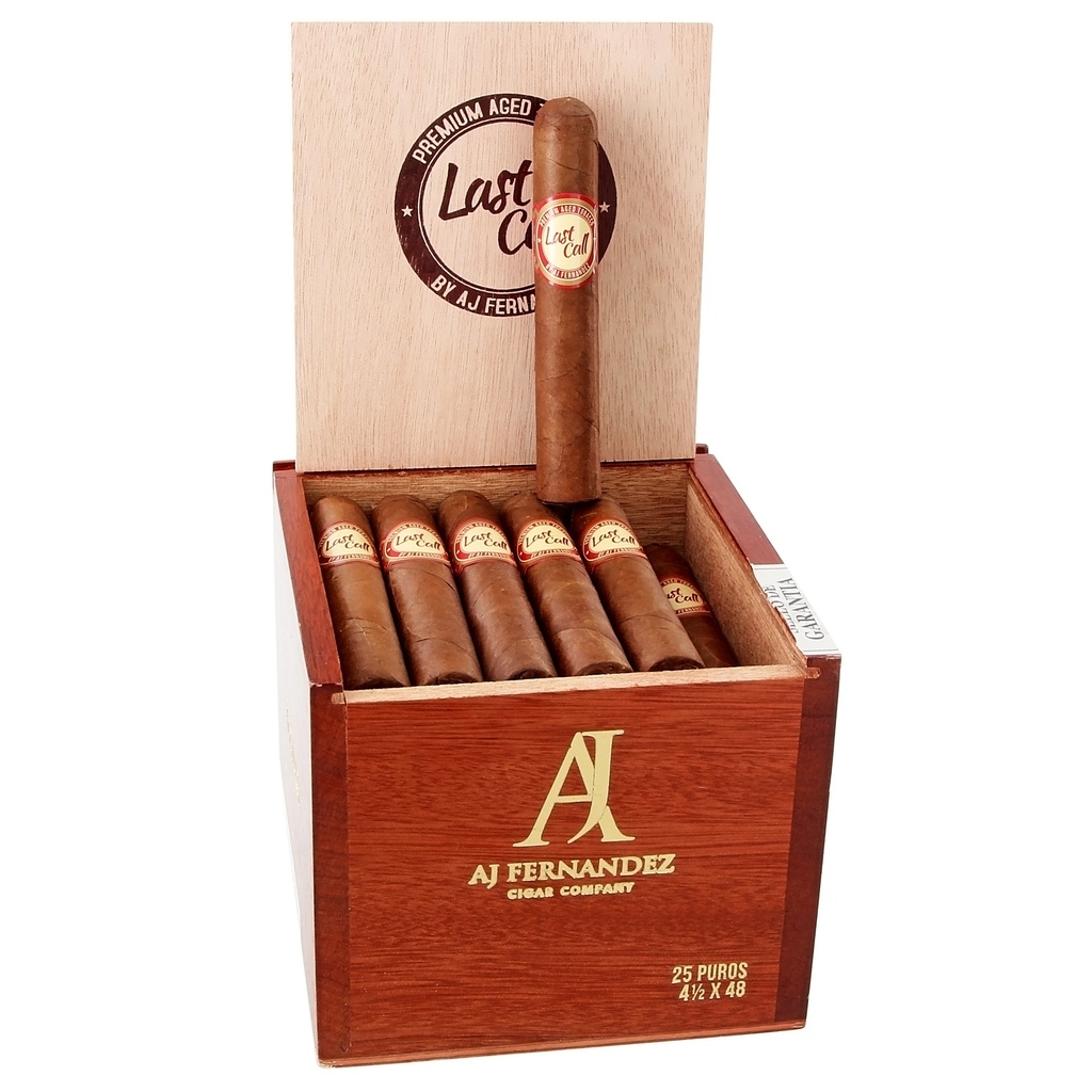 AJ Fernandez Last Call Habano Geniales Box of 25 - 4" 1/2 x 48