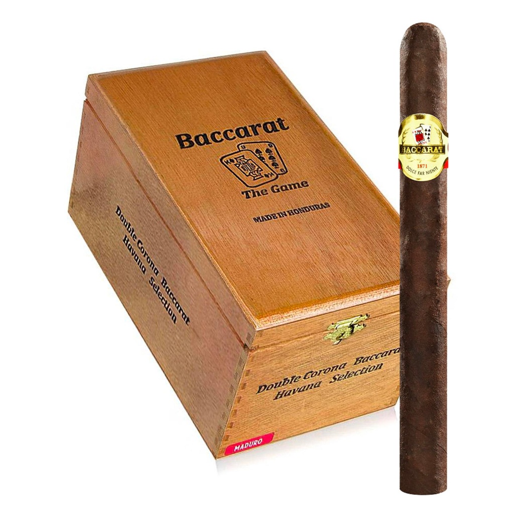 Bacarat The Game Double Corona Box of 25 - 7" 1/2 x 50