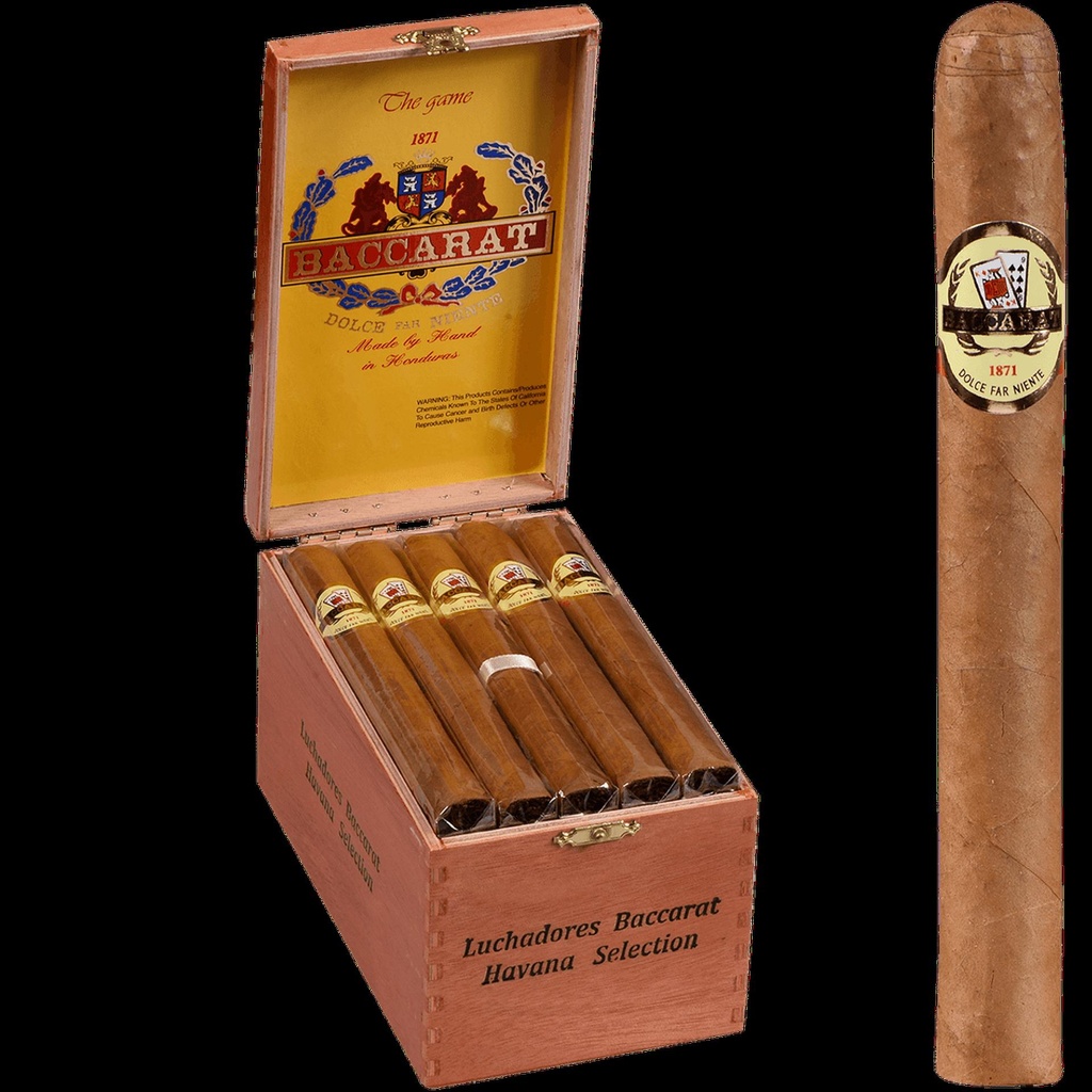 Bacarat The Game Luchadores Box of 25 - 6" x 43