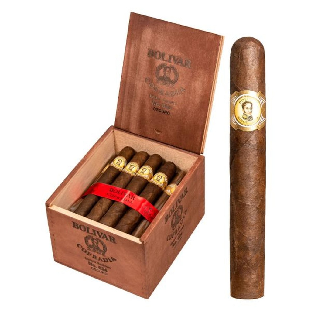 Bolivar Cofradia Oscuro Toro Box of 25 - 6" x 54 