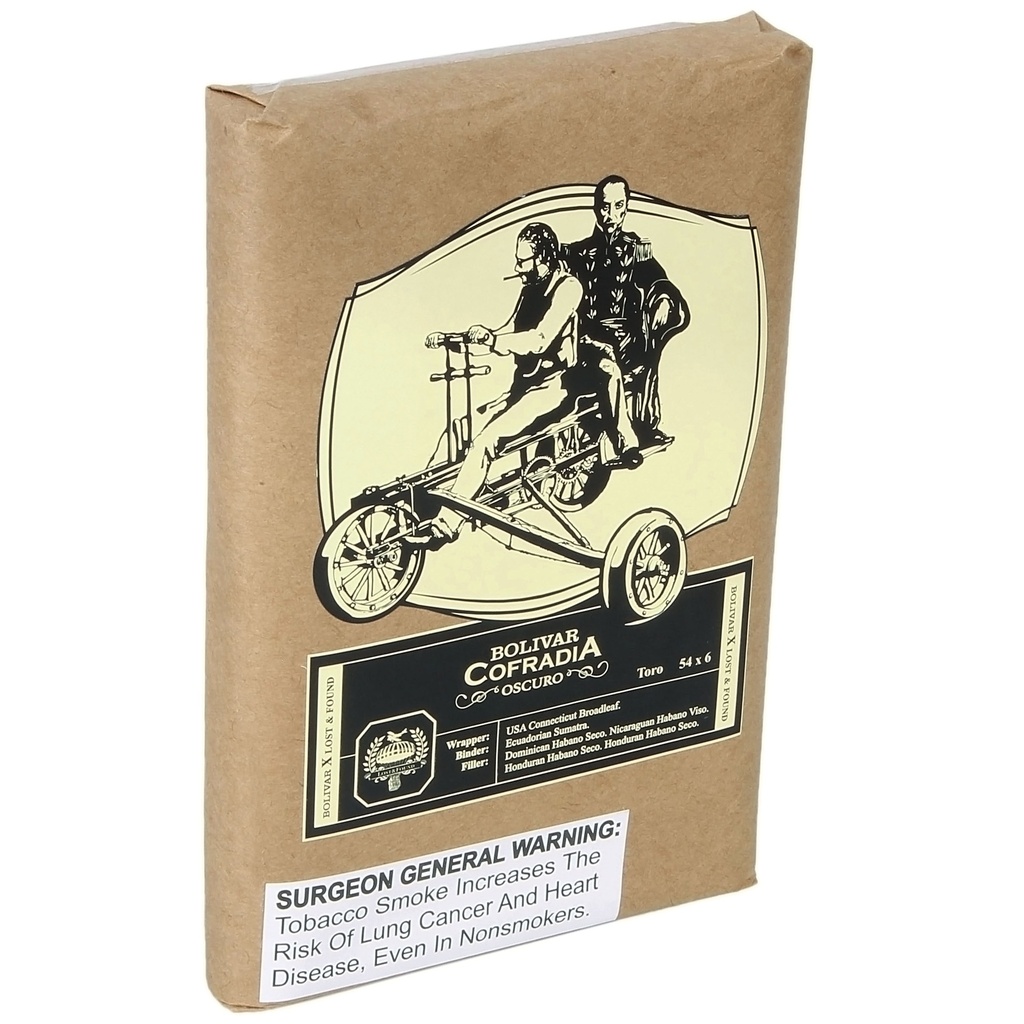 Bolivar Cofradia by Lost & Found Oscuro Toro 6"  54