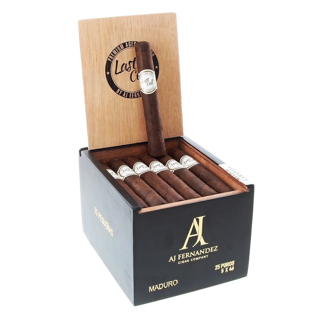 AJ Fernandez Last Call Maduro Pequenas Box of 25 - 5" x 46