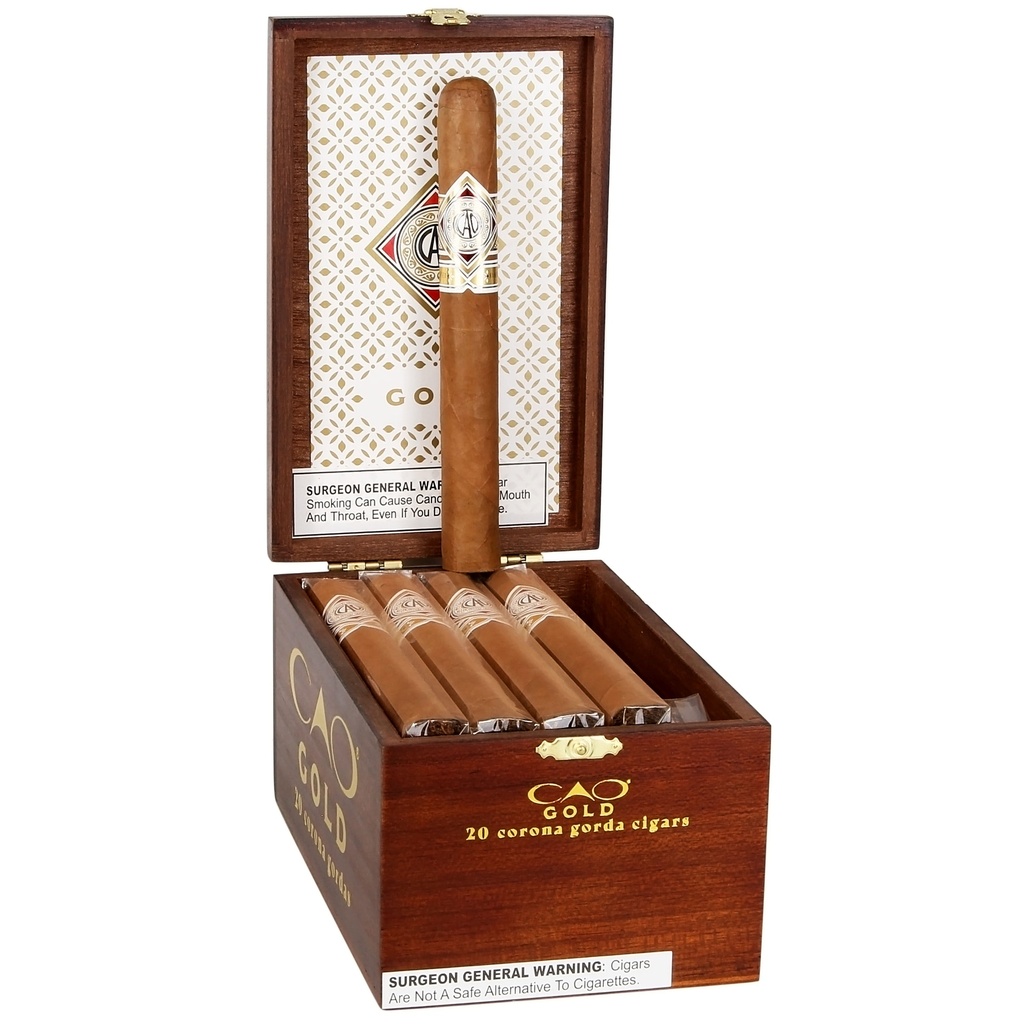 CAO Gold Label Corona Gorda Box of 20 - 6" 1/2 x 50