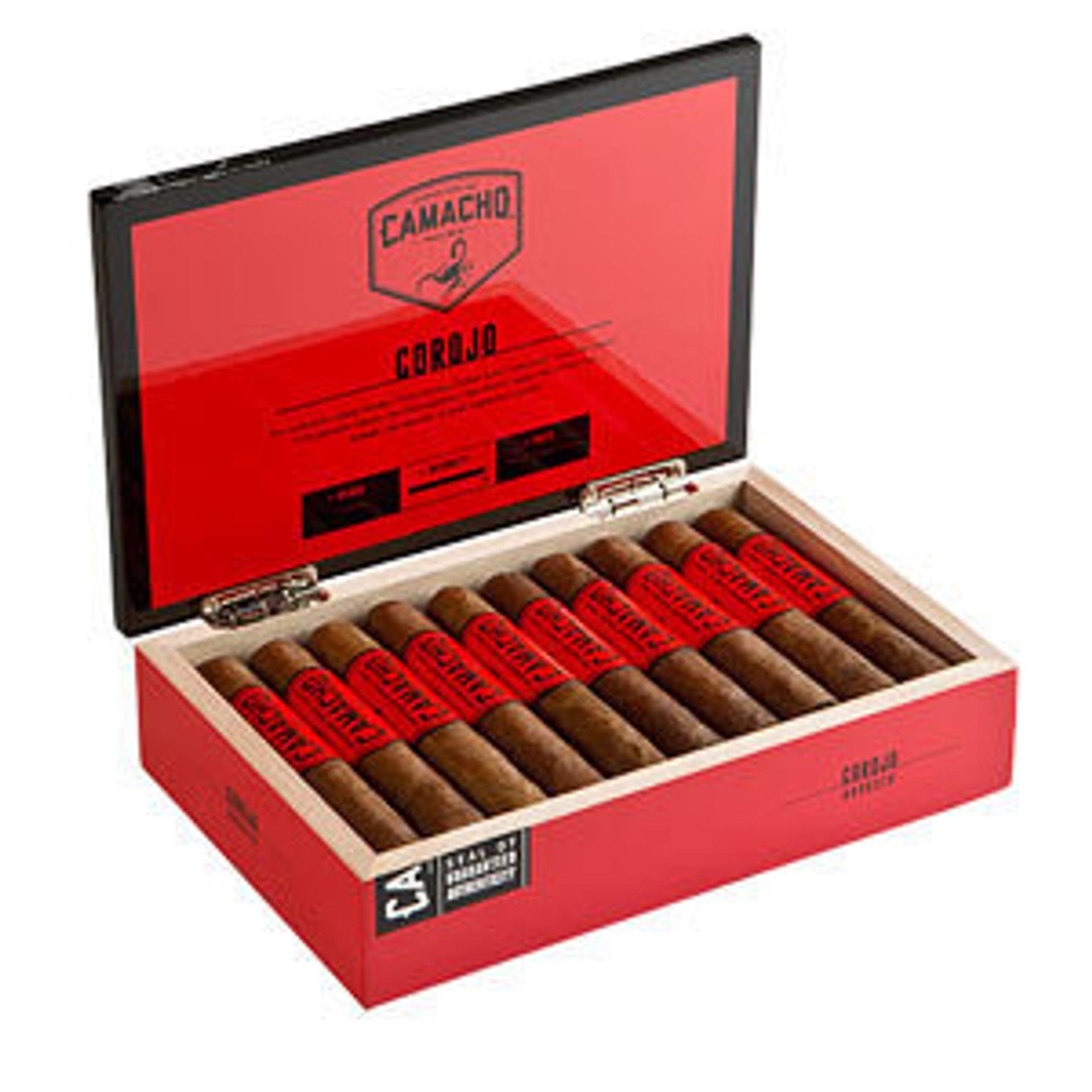 Camacho Corojo Gordo Box of 20 - 6" x 60