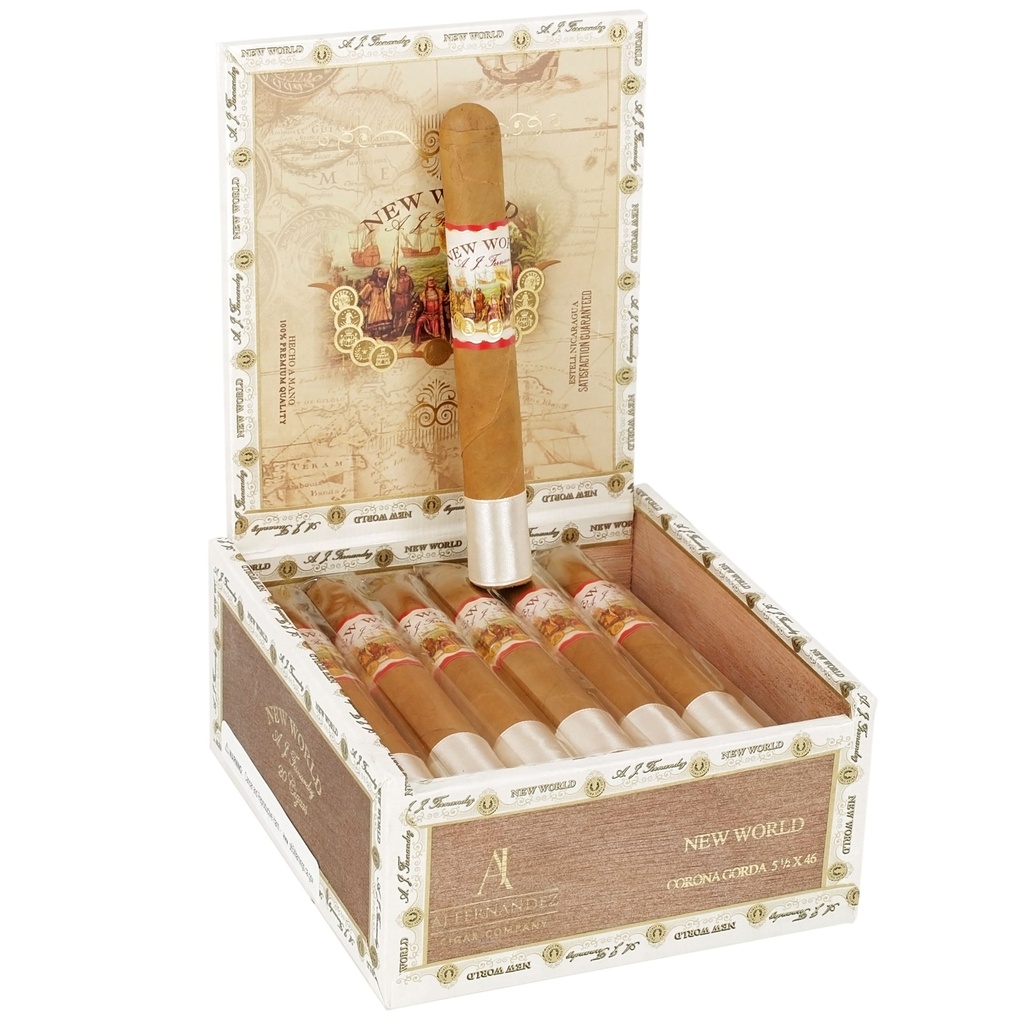 AJ Fernandez New World Connecticut Corona Gorda Box of 20 - 5" 1/2 x 46