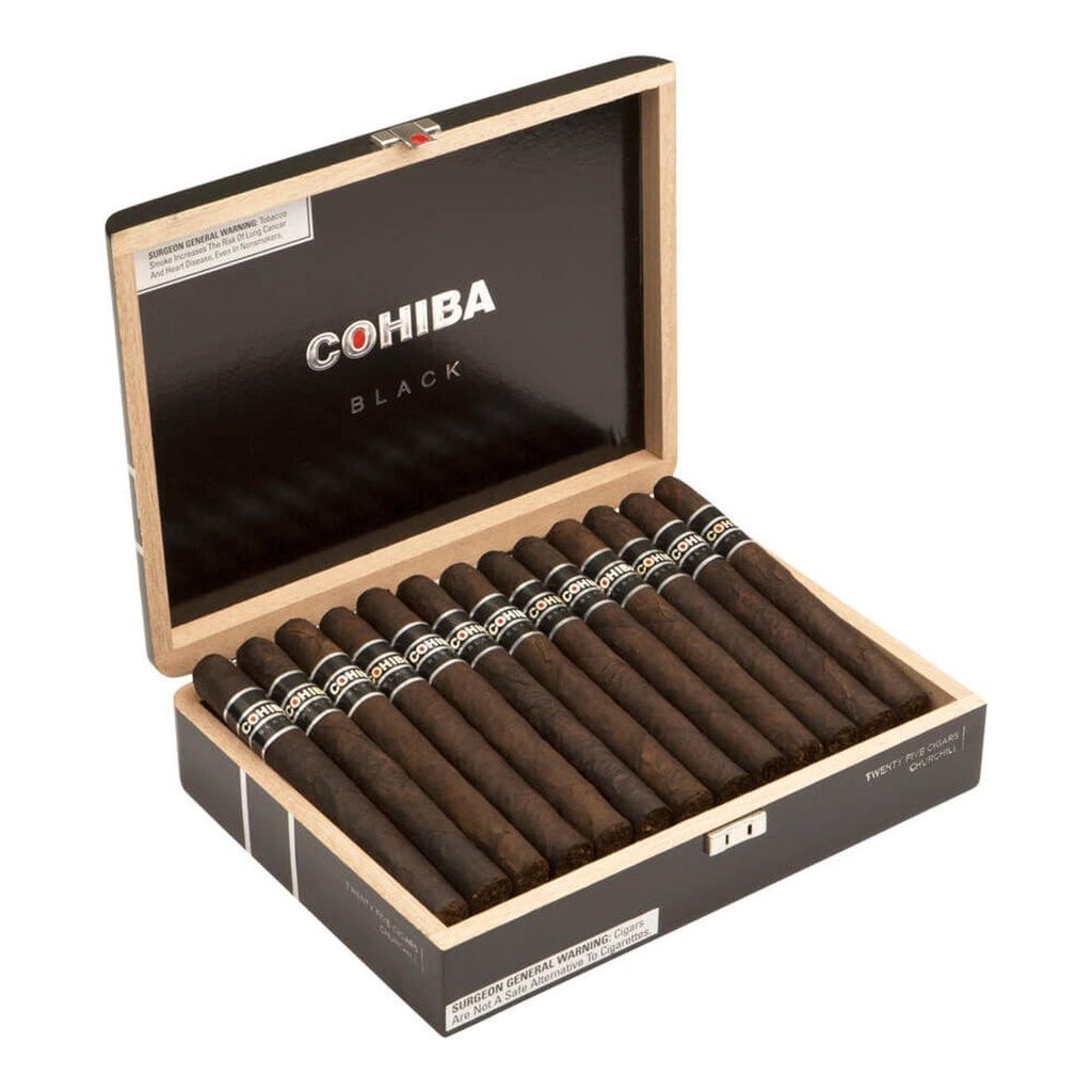 Cohiba Black Churchill Box of 25 - 7" x 49