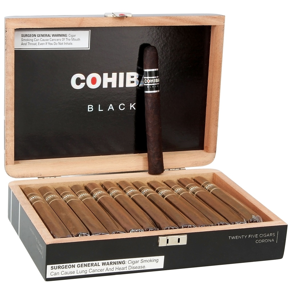 Cohiba Black Corona Box of 25 - 5'' 1/2 x 42