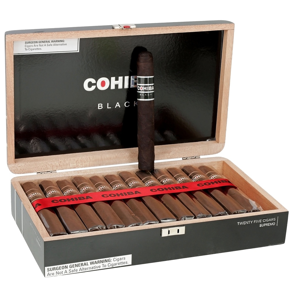 Cohiba Black Supremo Box of 25 - 6" x 54