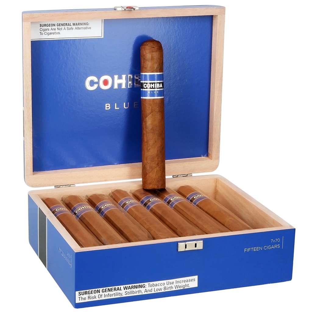 Cohiba Blue 7x70 Box of 15 - 7" x 70