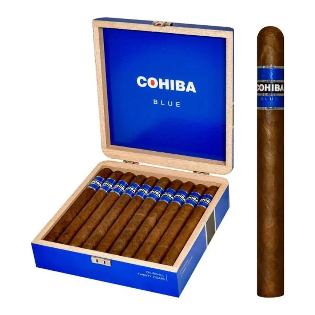 Cohiba Blue Churchill Box of 20 - 7" 1/2 x 50