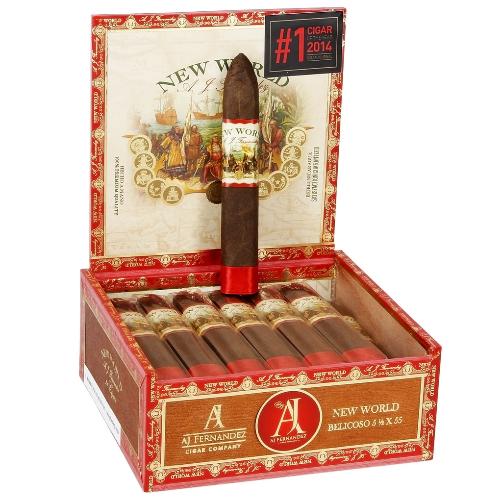 AJ Fernandez New World Oscuro Almirante Belicoso Box of 21 - 5" 1/2 x 55