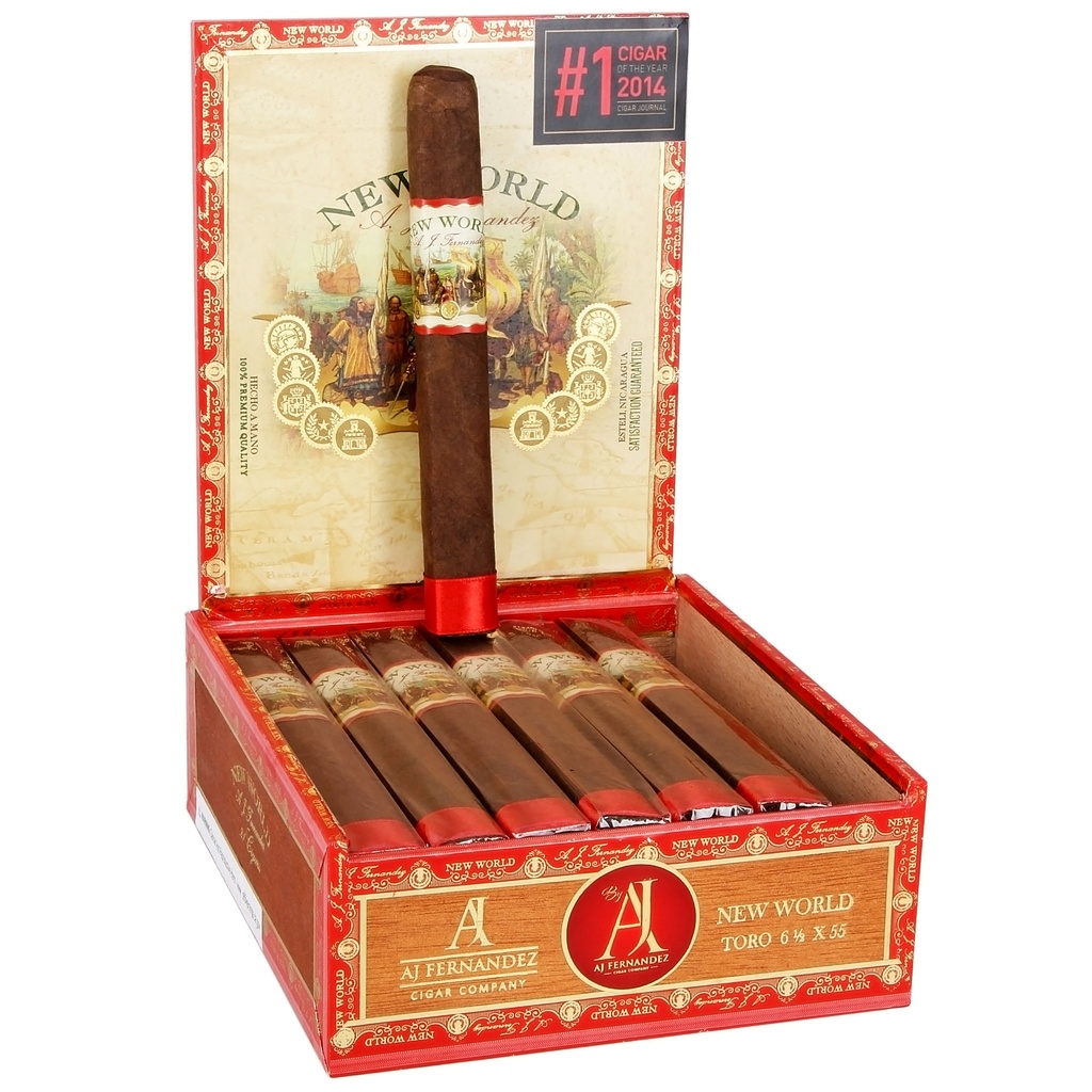 AJ Fernandez New World Oscuro Gobernador Toro Box of 21 - 6" 1/2 x 55