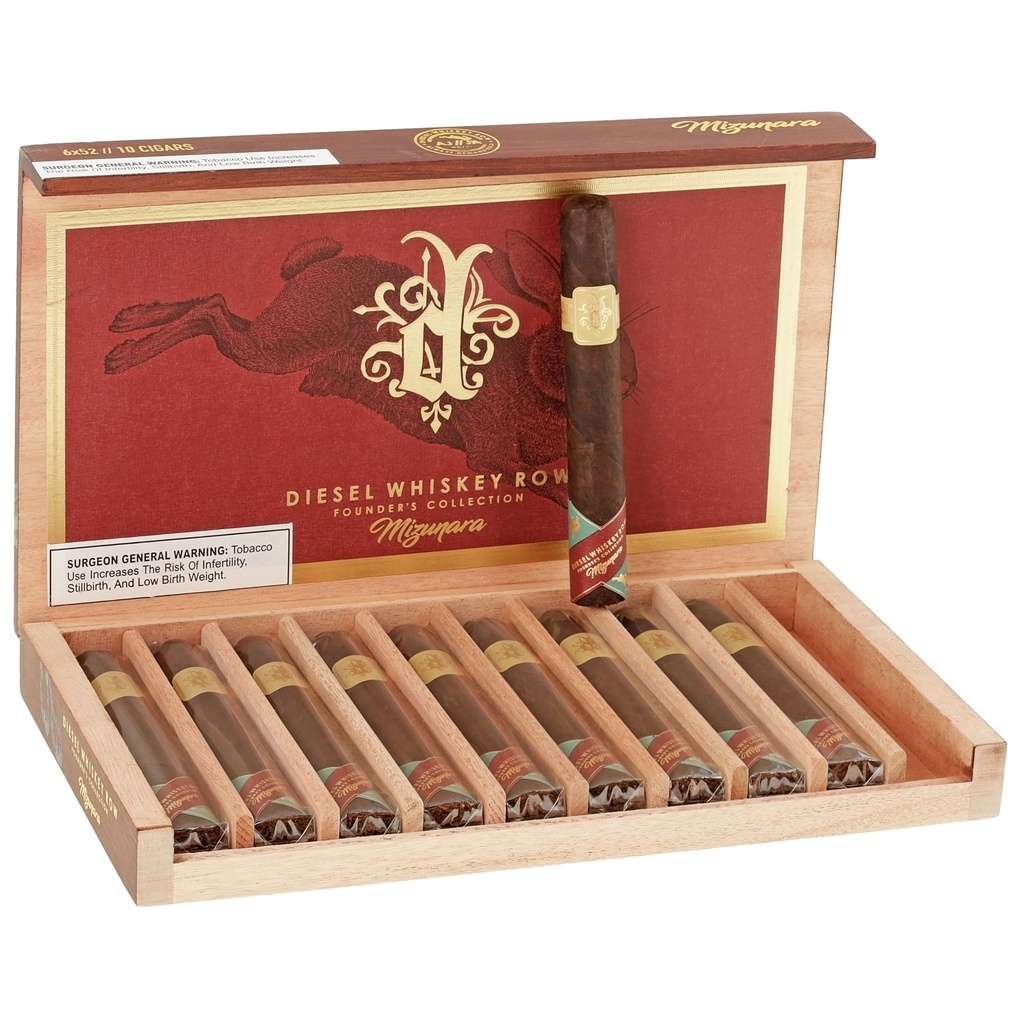 Diesel Whiskey Row Founder's Collection Mizunara Toro 6" * 52