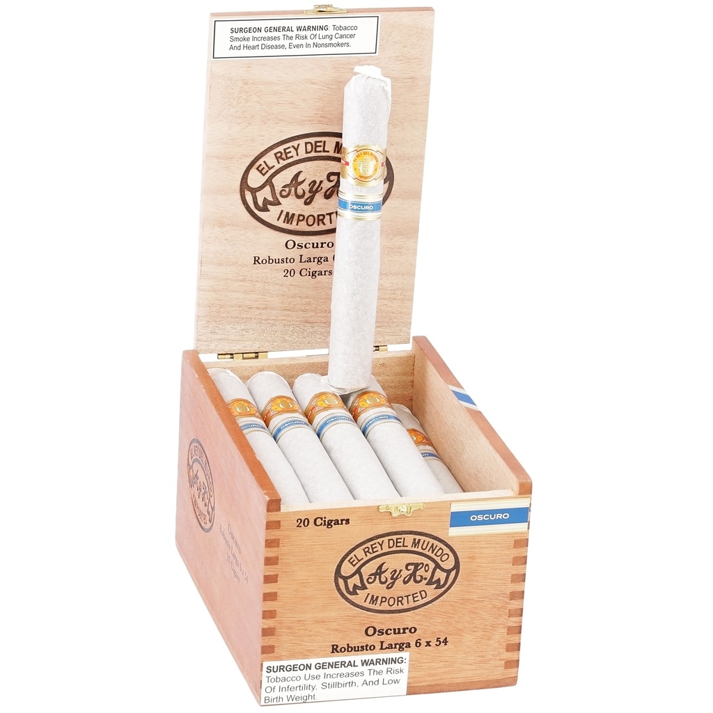 El Rey Del Mundo Robusto Larga Box of 20 - 6" x 54