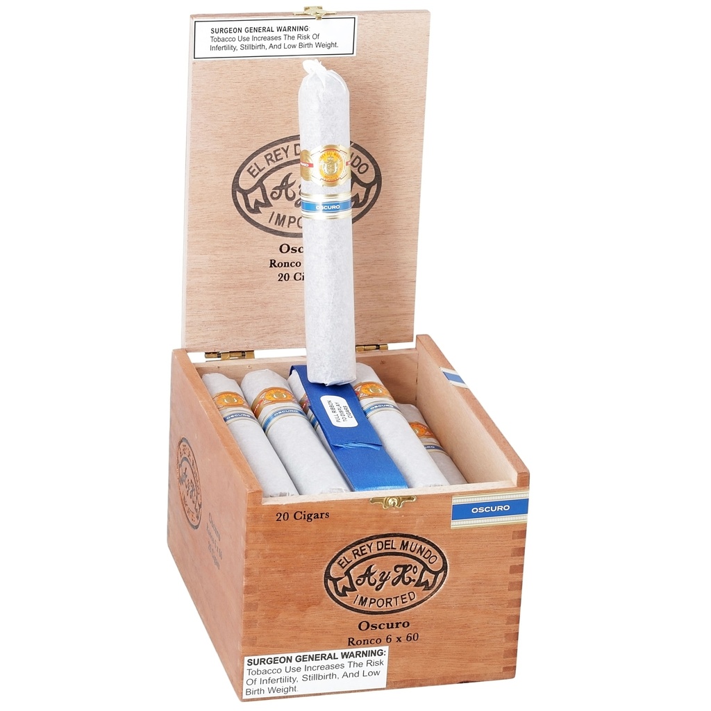 El Rey Del Mundo Ronco Box of 20 - 6" x 60