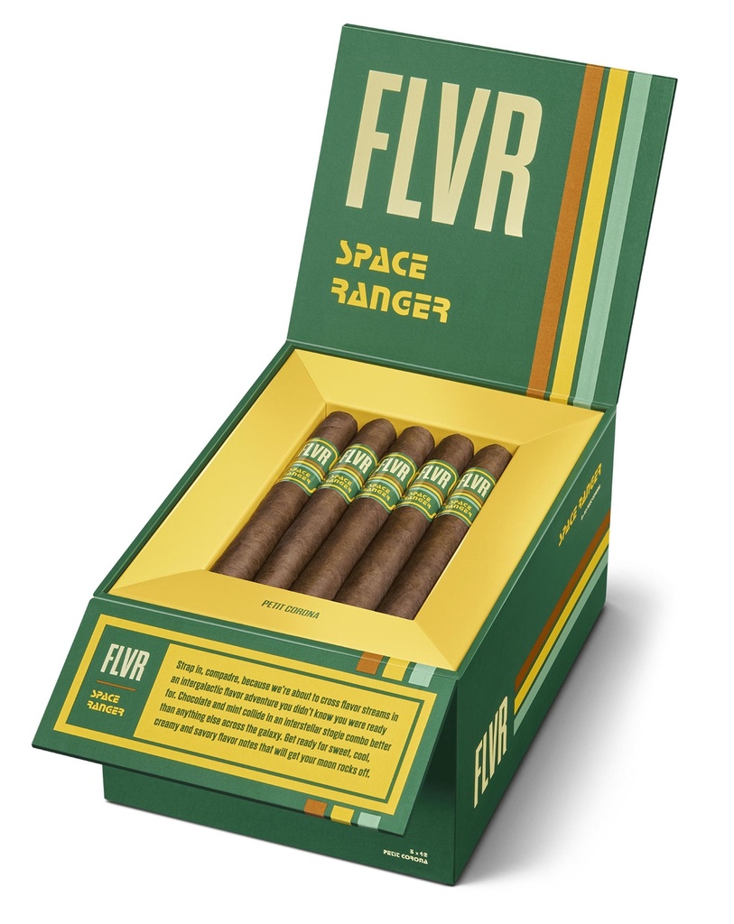 FLVR Space Rancer Corona Box of 25 - 5" x 42