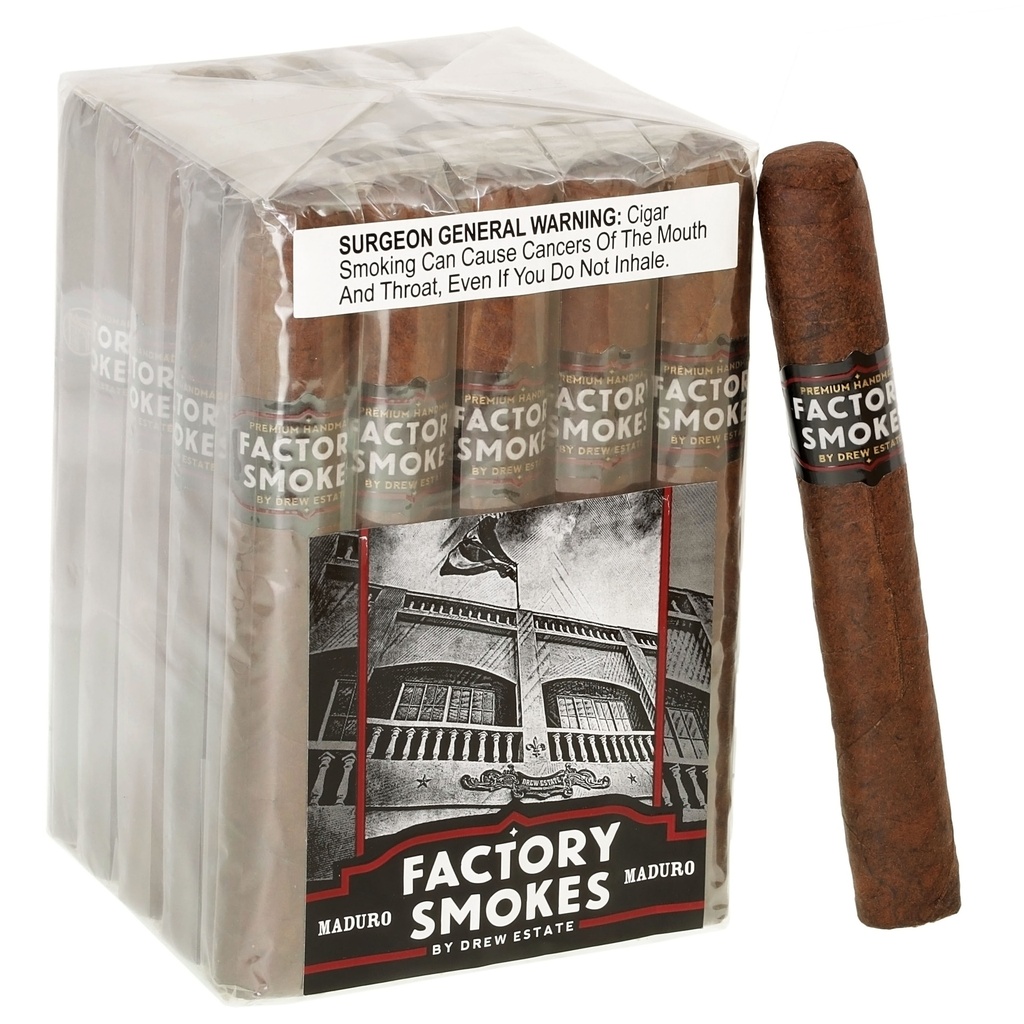 Factory Smokes Maduro Toro Bundle of 25 - 6" x 52