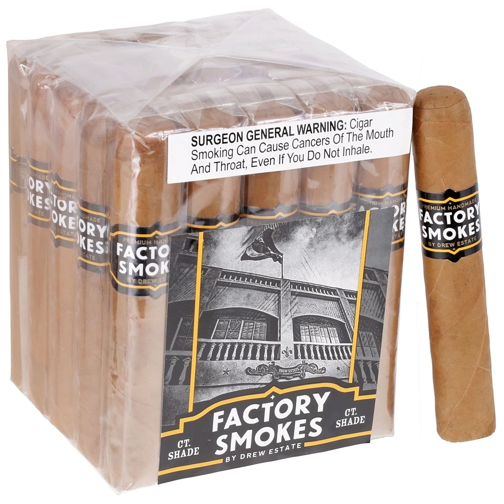 Factory Smokes Shade Robusto Bundle of 25 - 5" x 54