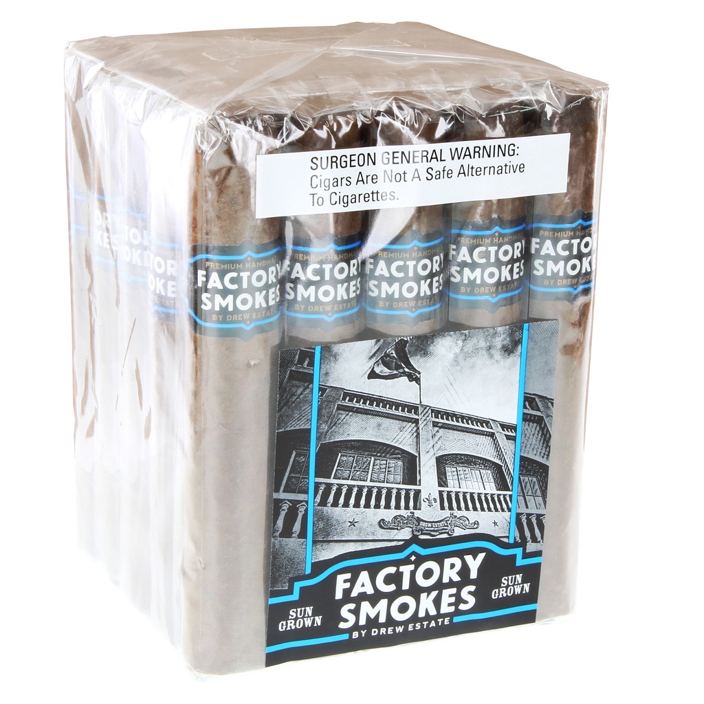 Factory Smokes Sun Grown Gordito Bundle of 25 - 6" x 60