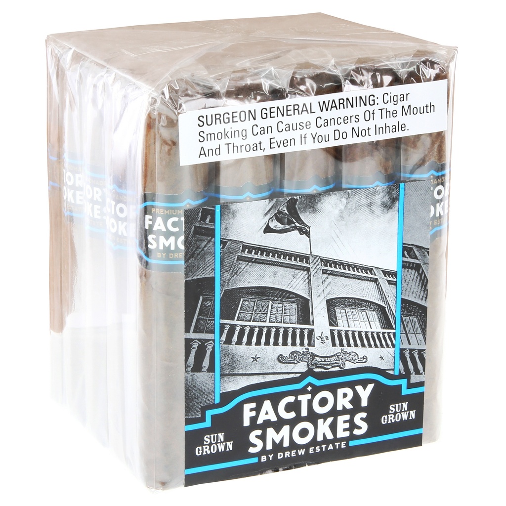 Factory Smokes Sun Grown Robusto Bundle of 25 - 5" x 54
