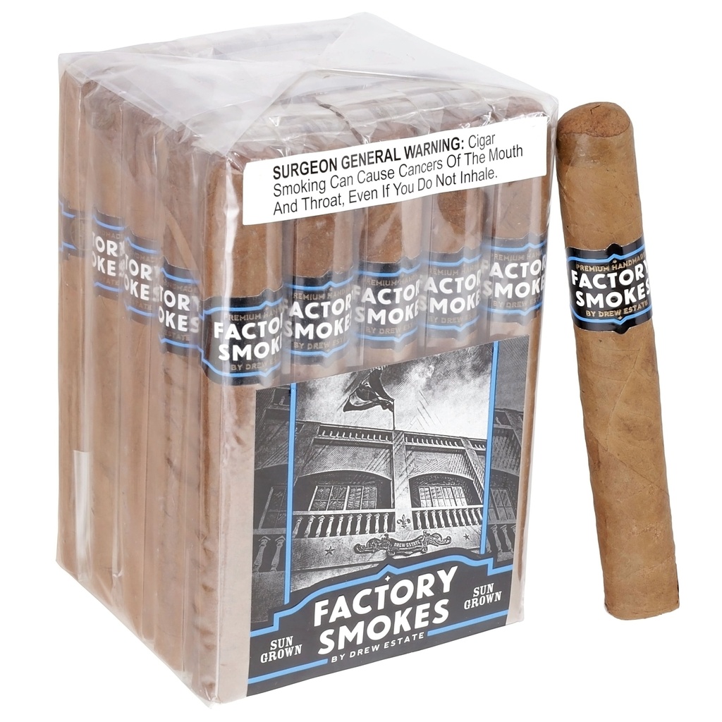 Factory Smokes Sun Grown Toro Bundle of 25 - 6" x 52