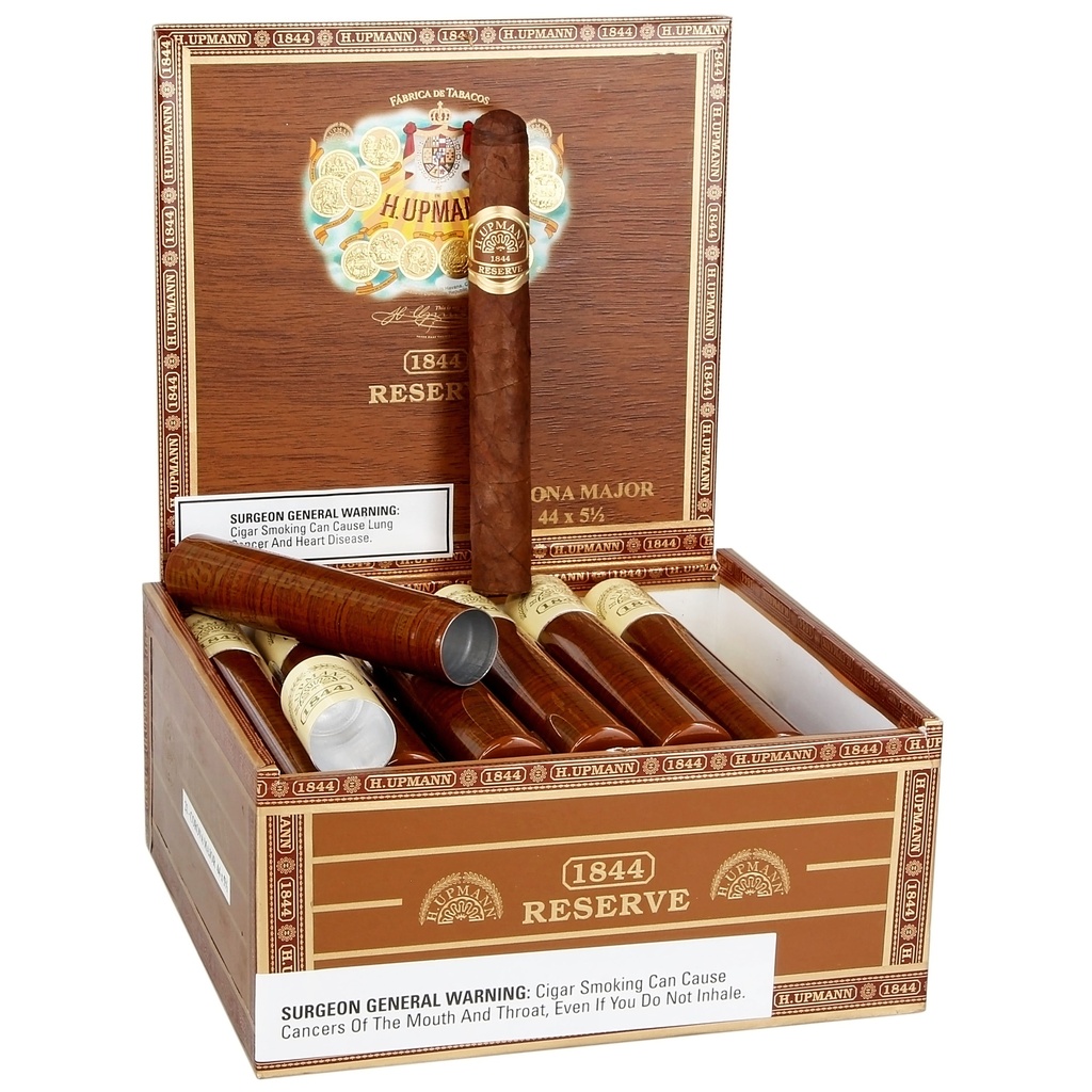 H. Upmann 1844 Reserve Corona Major Tube Box of 21 - 5" 1/2 x 44