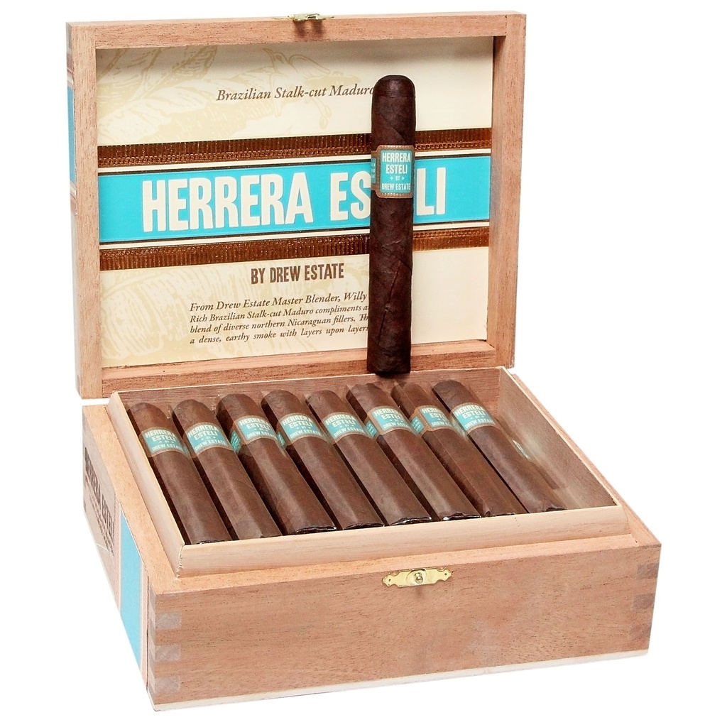 Herrera Esteli Brazilian Maduro Short Corona Gorda Box of 25 - 4" 7/8 x 46