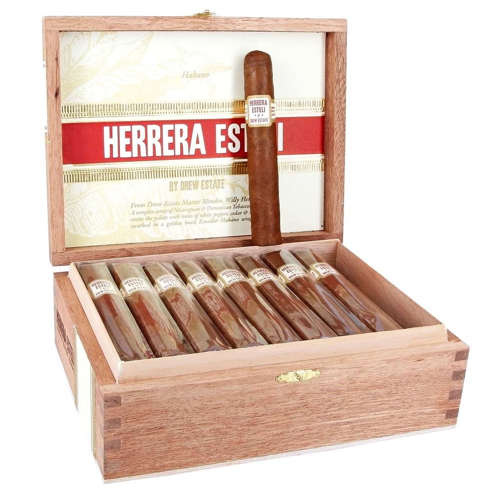 Herrera Esteli Habano Robusto Grande Box of 25 - 5" 1/4 x 52