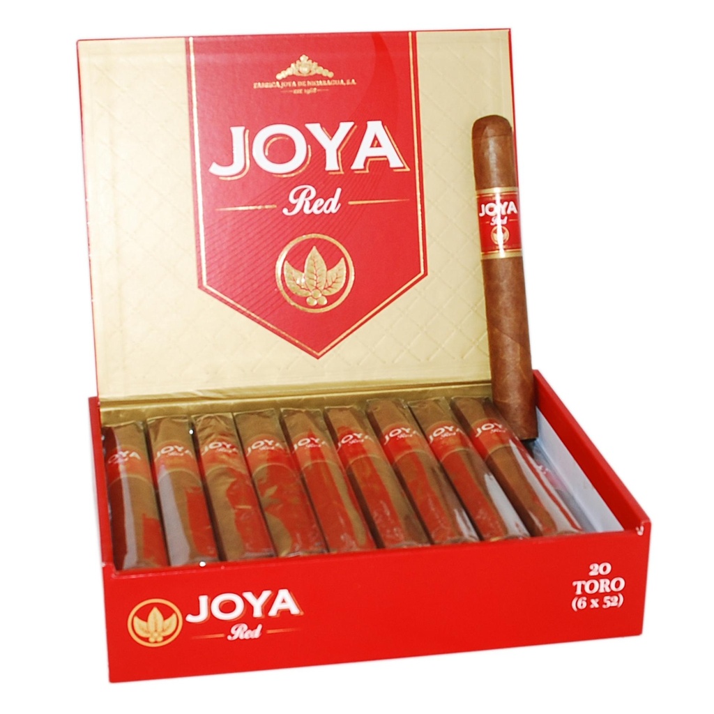 Joya De Nicaragua Joya Red Toro Box of 20 - 6" x 52