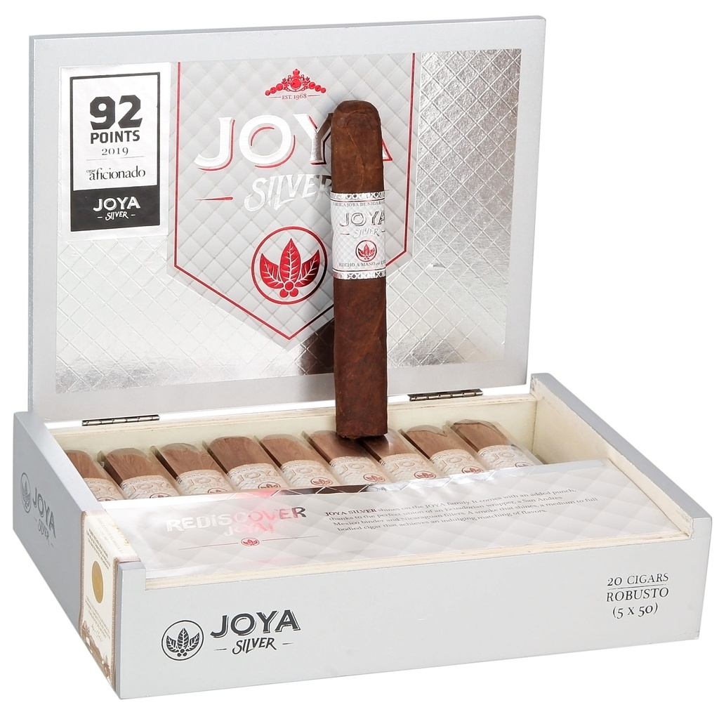 Joya De Nicaragua Joya Silver Robusto Box of 20 - 5" x 50