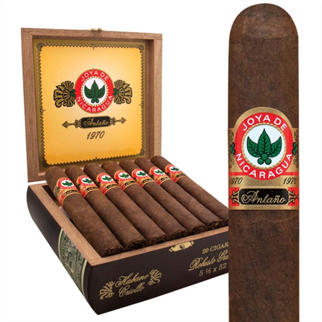 Joya de Nicaragua Antano 1970 Alisado Box of 20 - 6" x 52